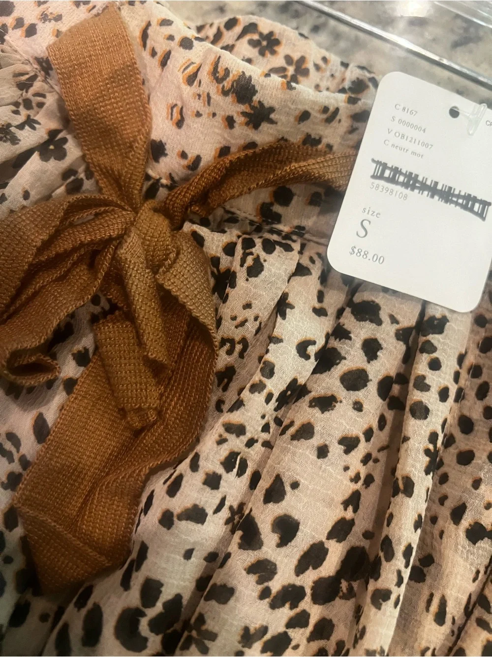 Free People Intimate Leopard Print Pants